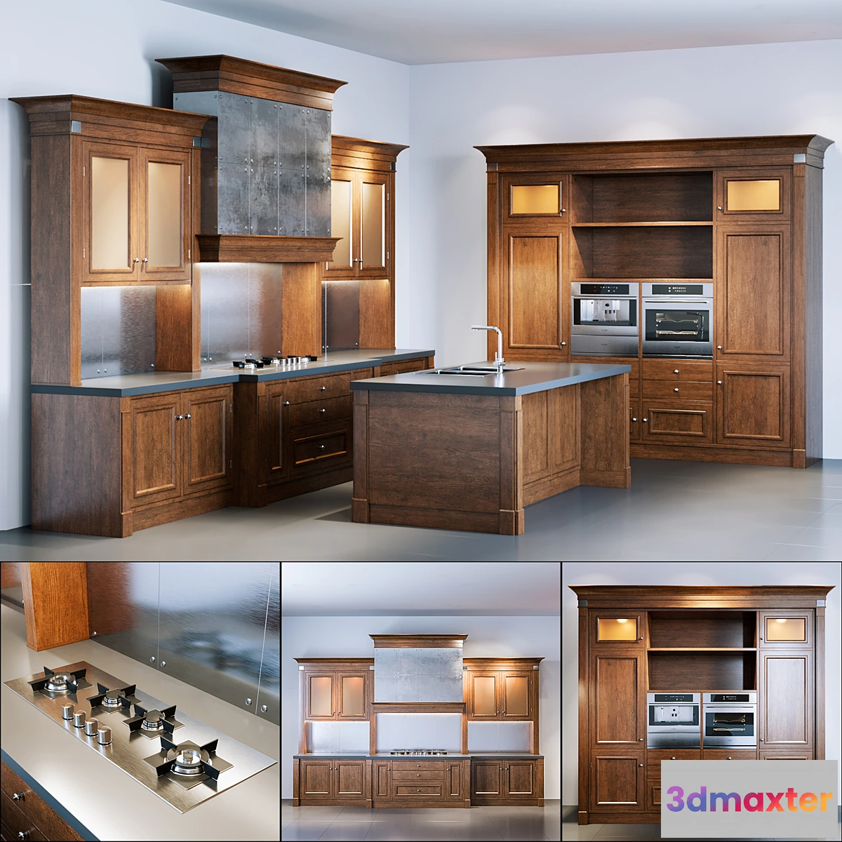 1301775 - Boston Kitchen FM Bottega d’Arte Factory 3D Max