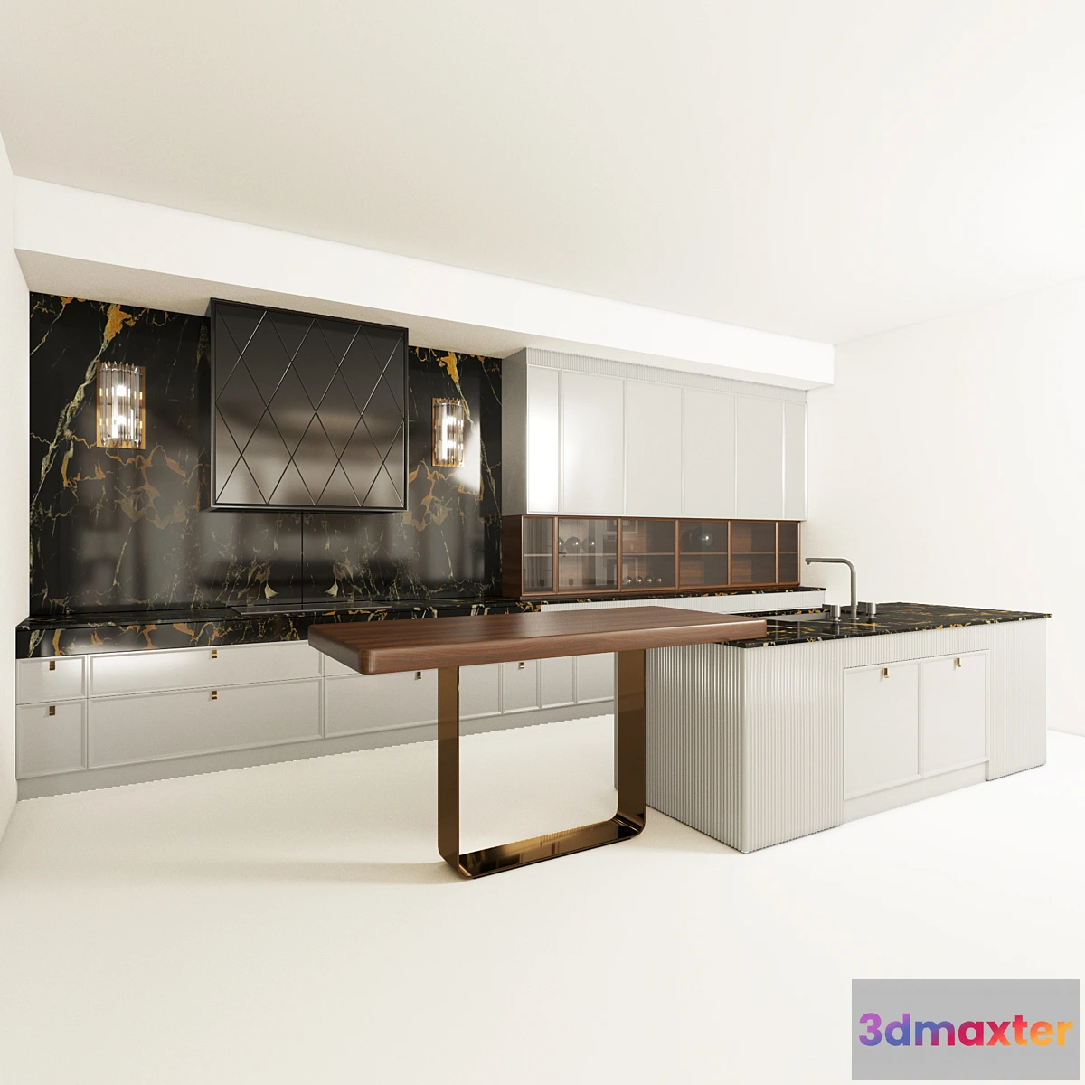 1311925 - Kitchen CASTAGNA a series of DECO 3D Max