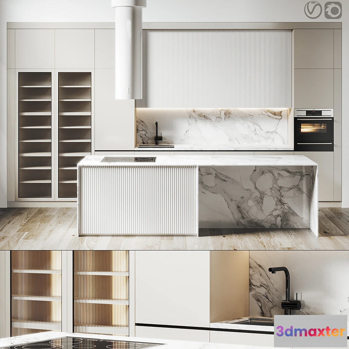 1311955 - Kitchen 016 505x290H 3D Max