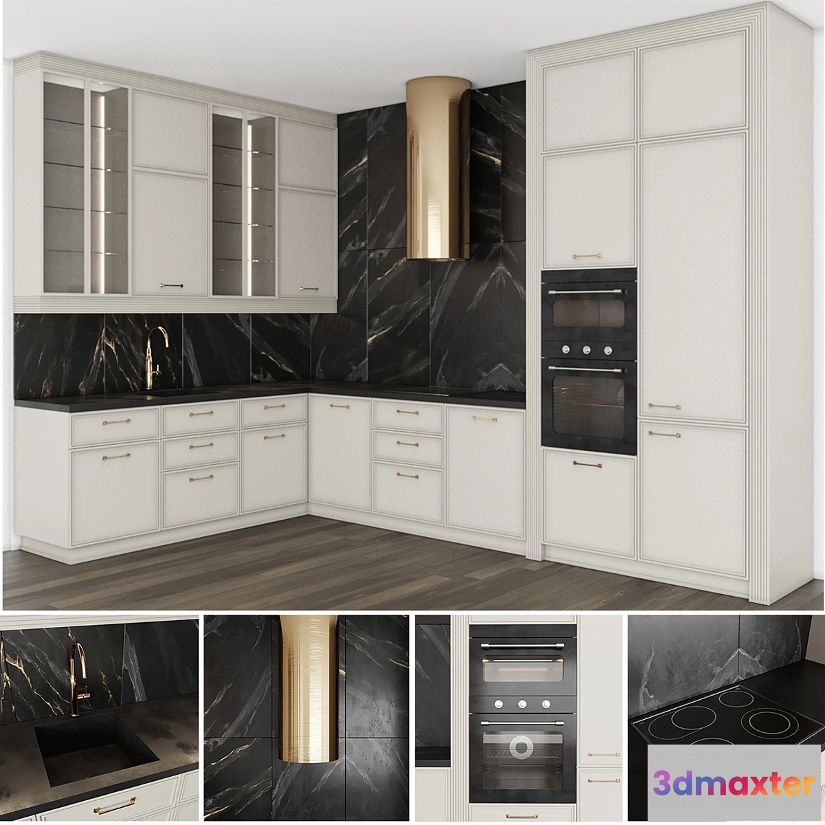 1316134 - Kitchen Ritz Giulia Novars 3D Max