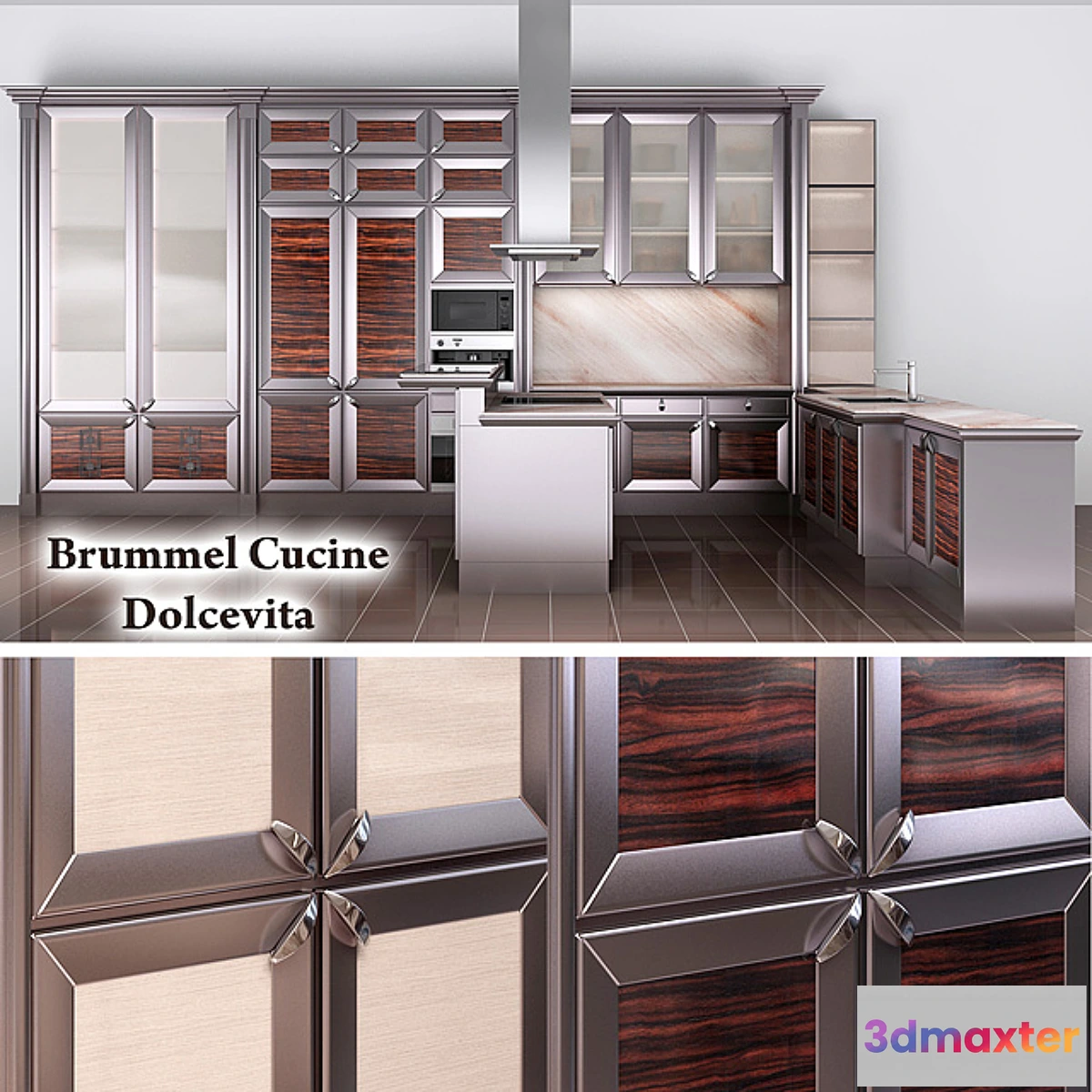 1317057 - Kitchen Brummel Cucine - Dolcevita 3D Max