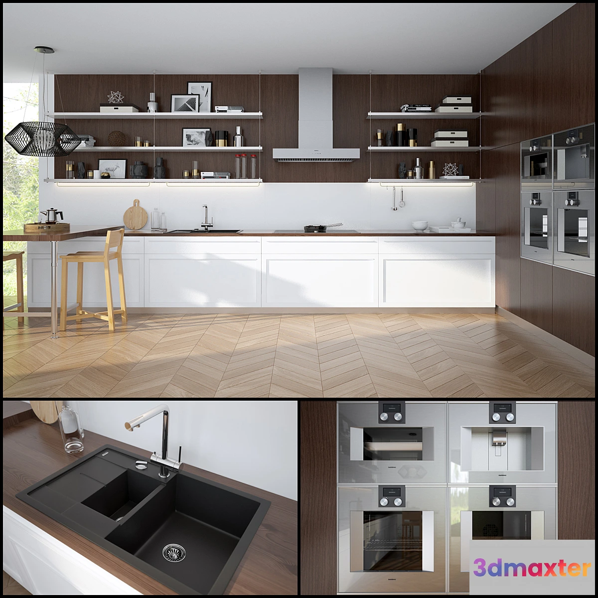 1317532 - Kitchen Scavolini - Carattere 3D Max