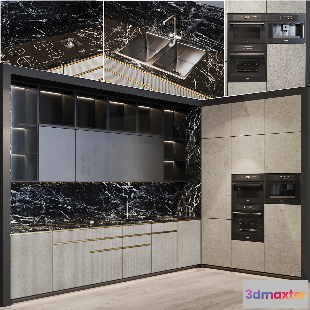 1325152 - Kitchen Modern 5 3D Max
