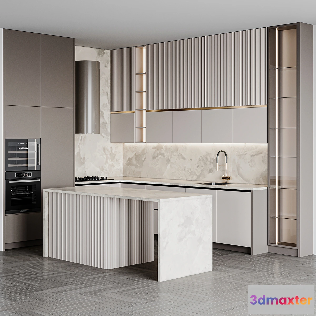 1326814 - kitchen modern273 - No.2 3D Max