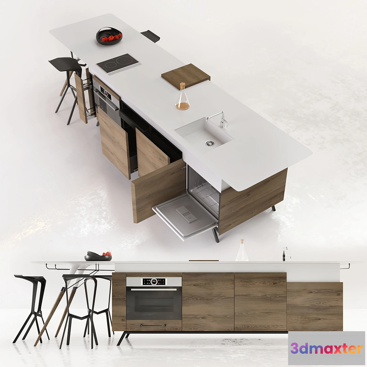 1336008 - Kitchen - No.20 3D Max