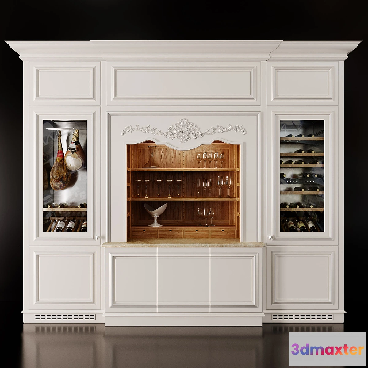 1343063 - L’Ottocento Floral Rose 3D Max