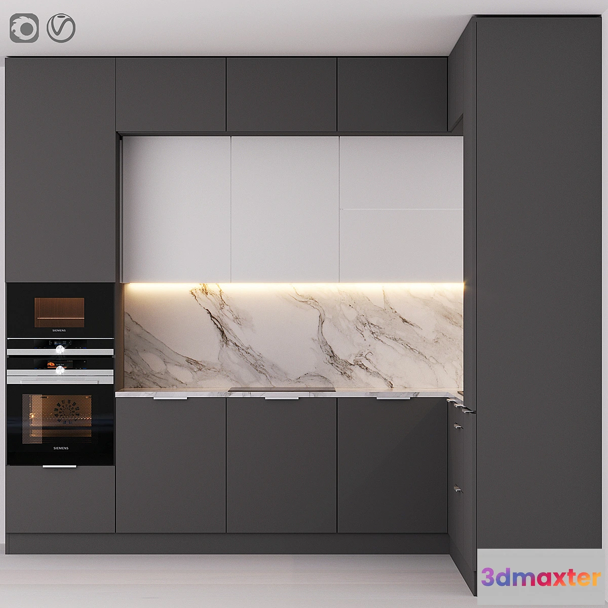 1343845 - Kitchen 8 3D Max