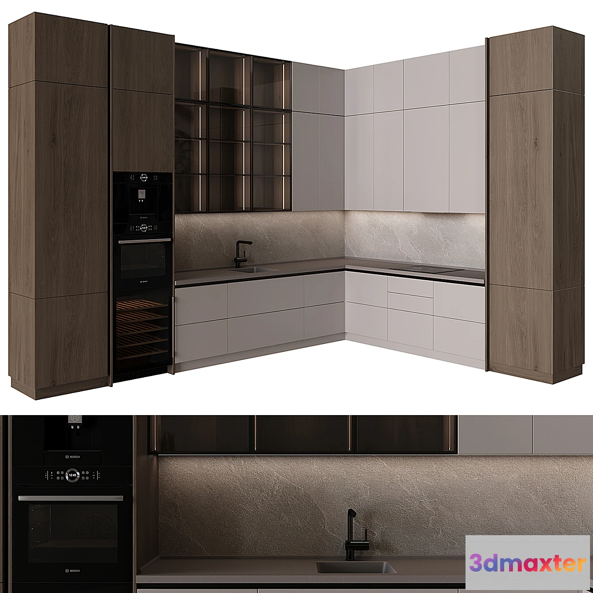 1354829 - Kitchen in modern style 36 - No.2 3D Max