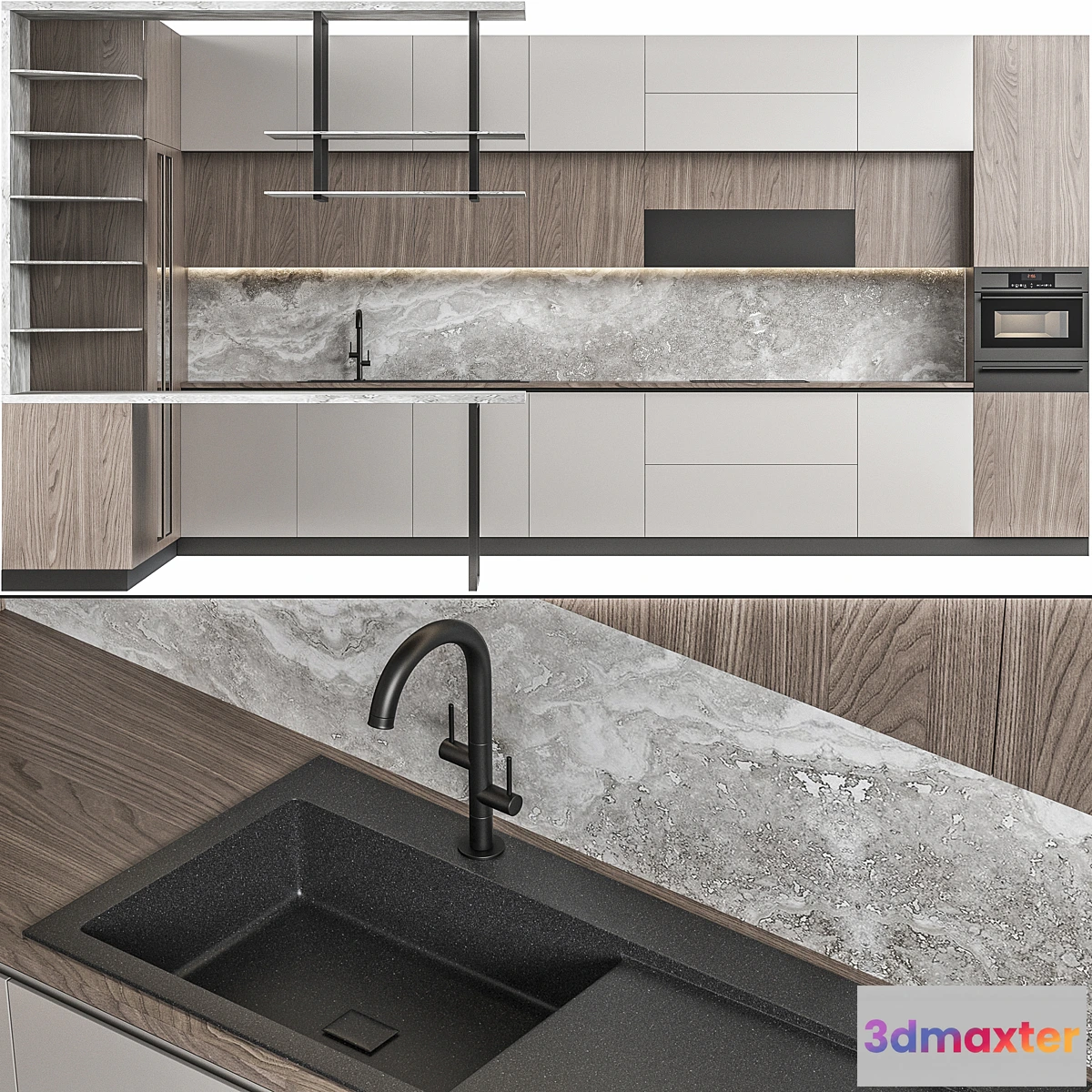 1356553 - Kitchen 006 530x400x270H 3D Max