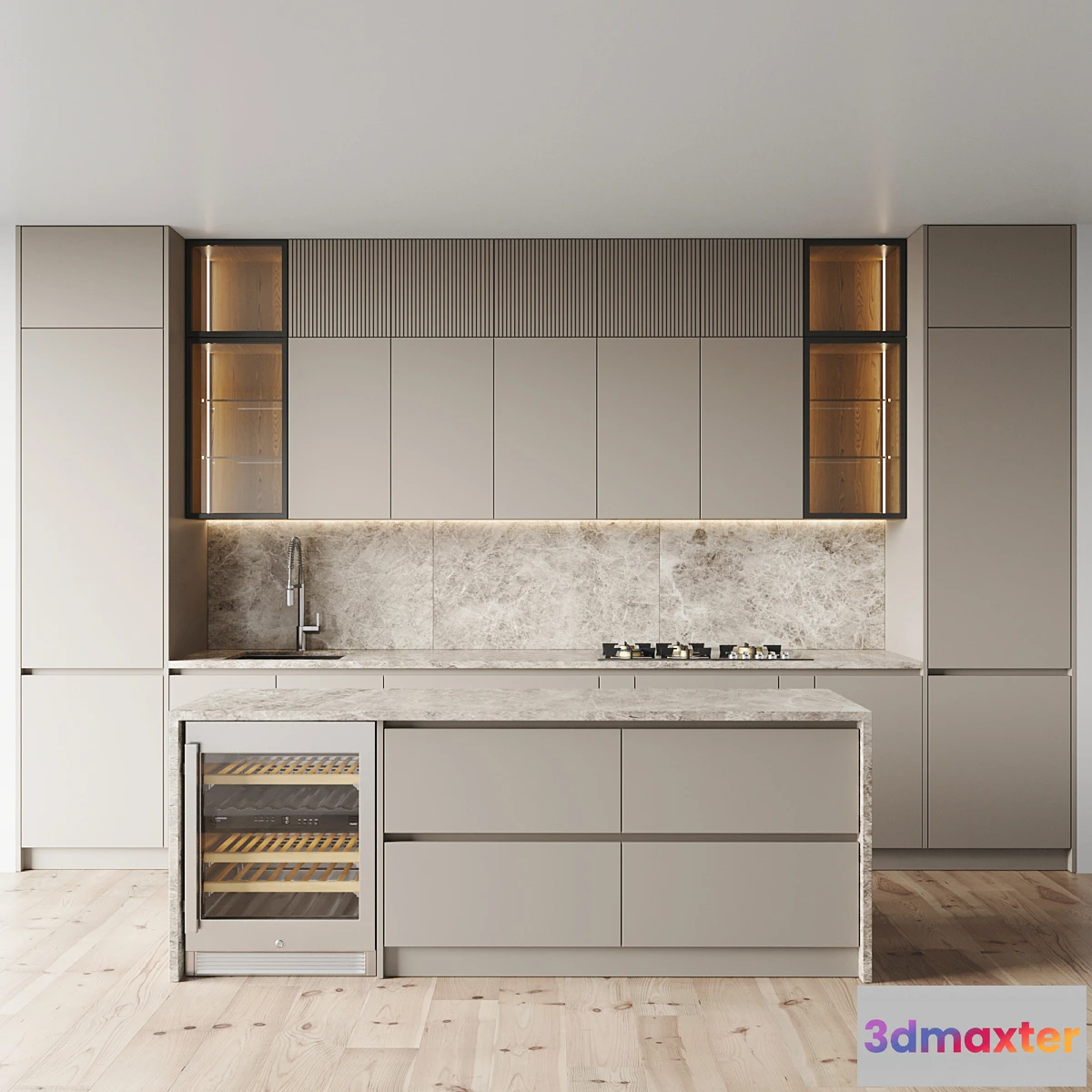 1356995 - kitchen 0139 3D Max