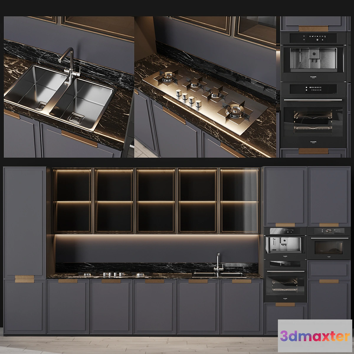 1399508 - Kitchen Modern 6 3D Max