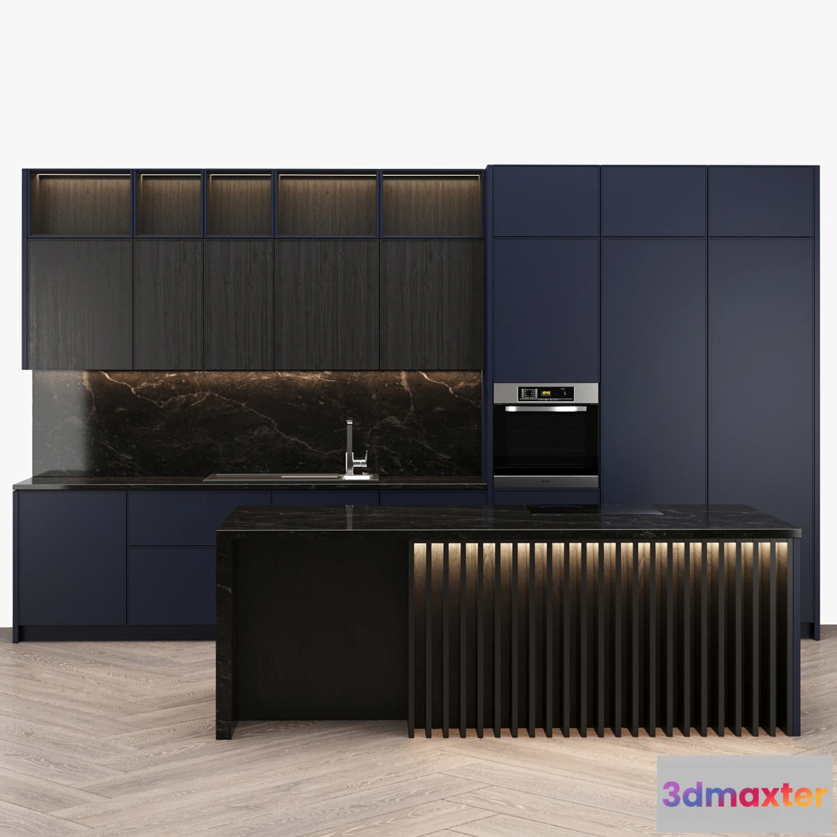 1401220 - Kitchen set 3 3D Max