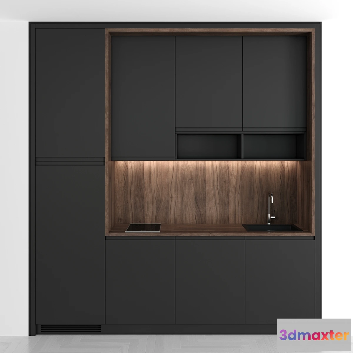 1413360 - Small Modern Kitchen 65 3D Max