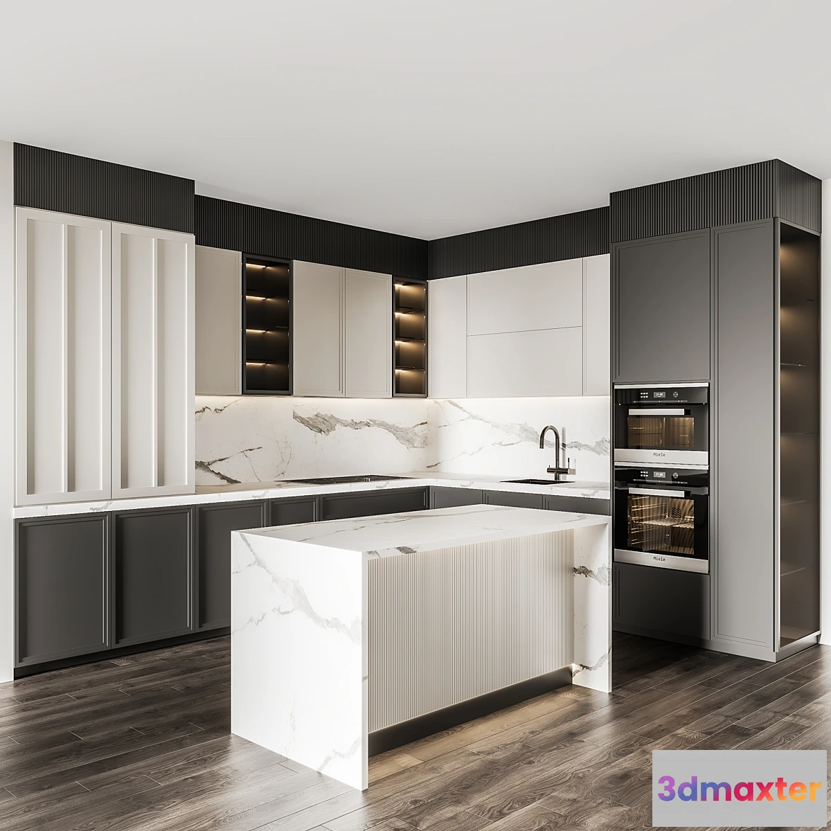 1413432 - Kitchen019 3D Max