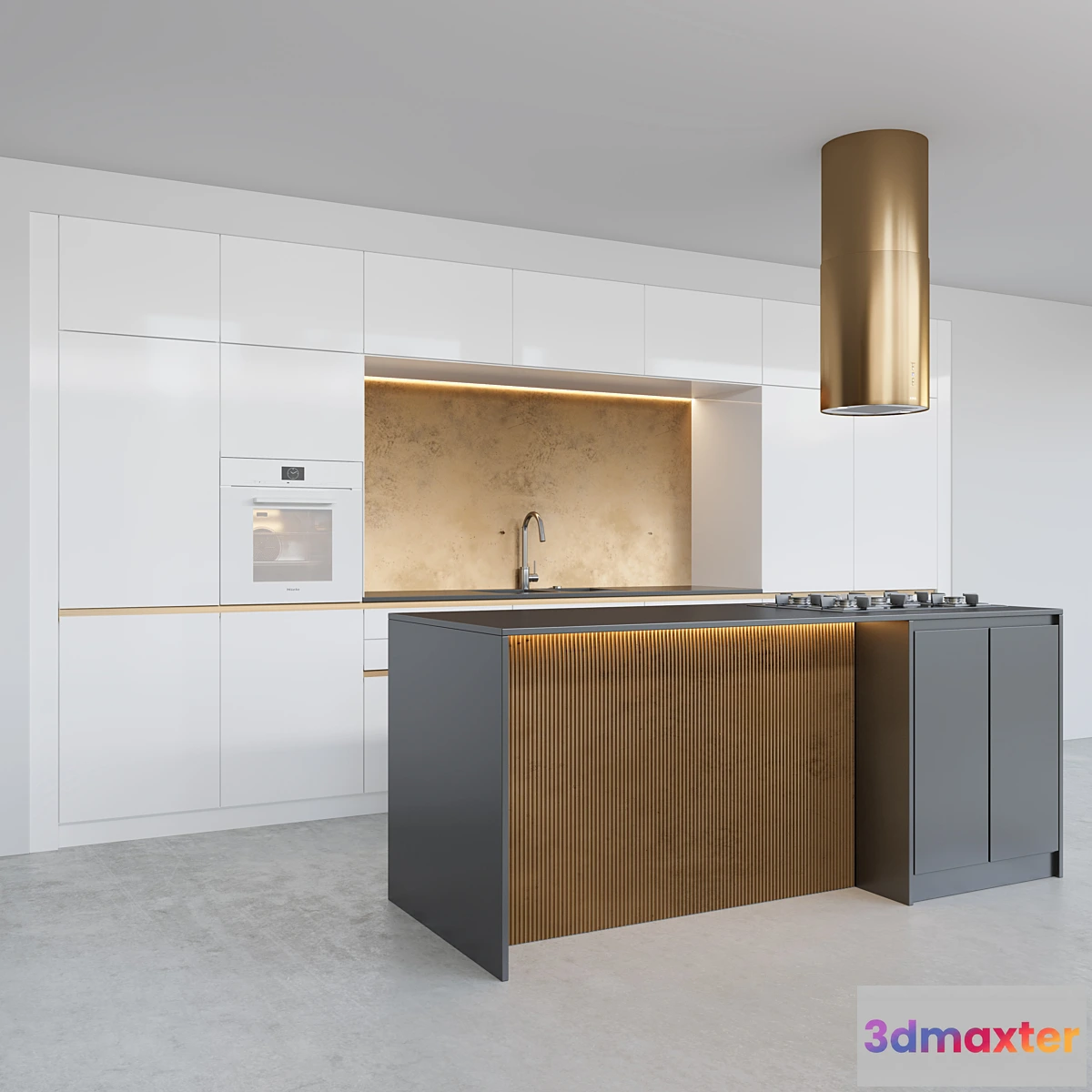 1413932 - Modern kitchen 12 3D Max