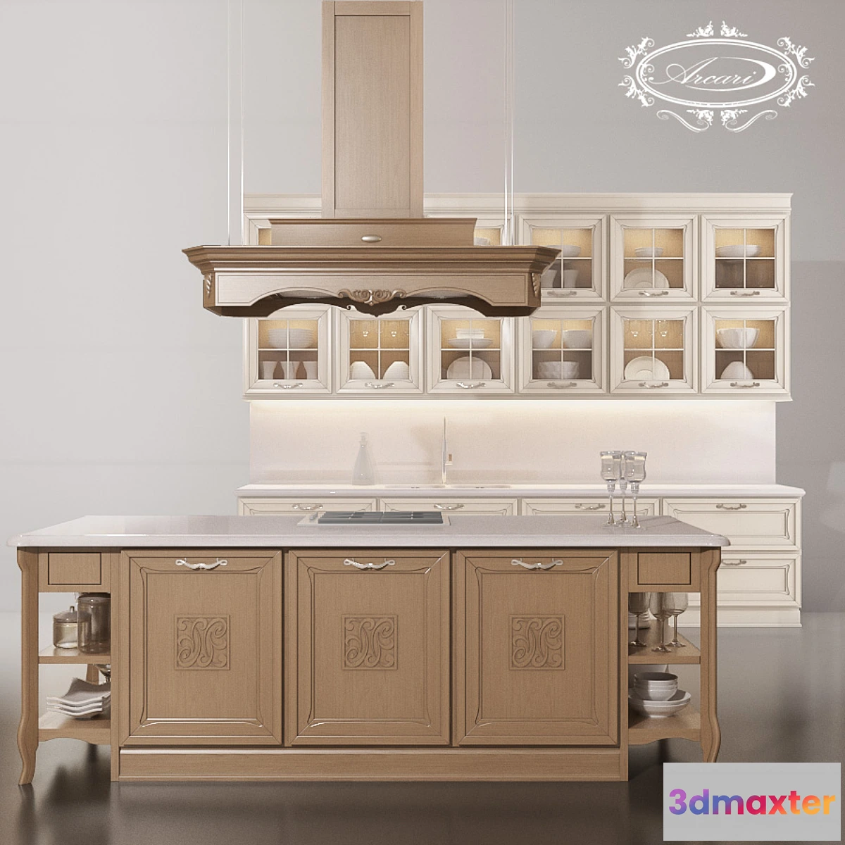1420396 - Kitchen Arcari Siena 3D Max