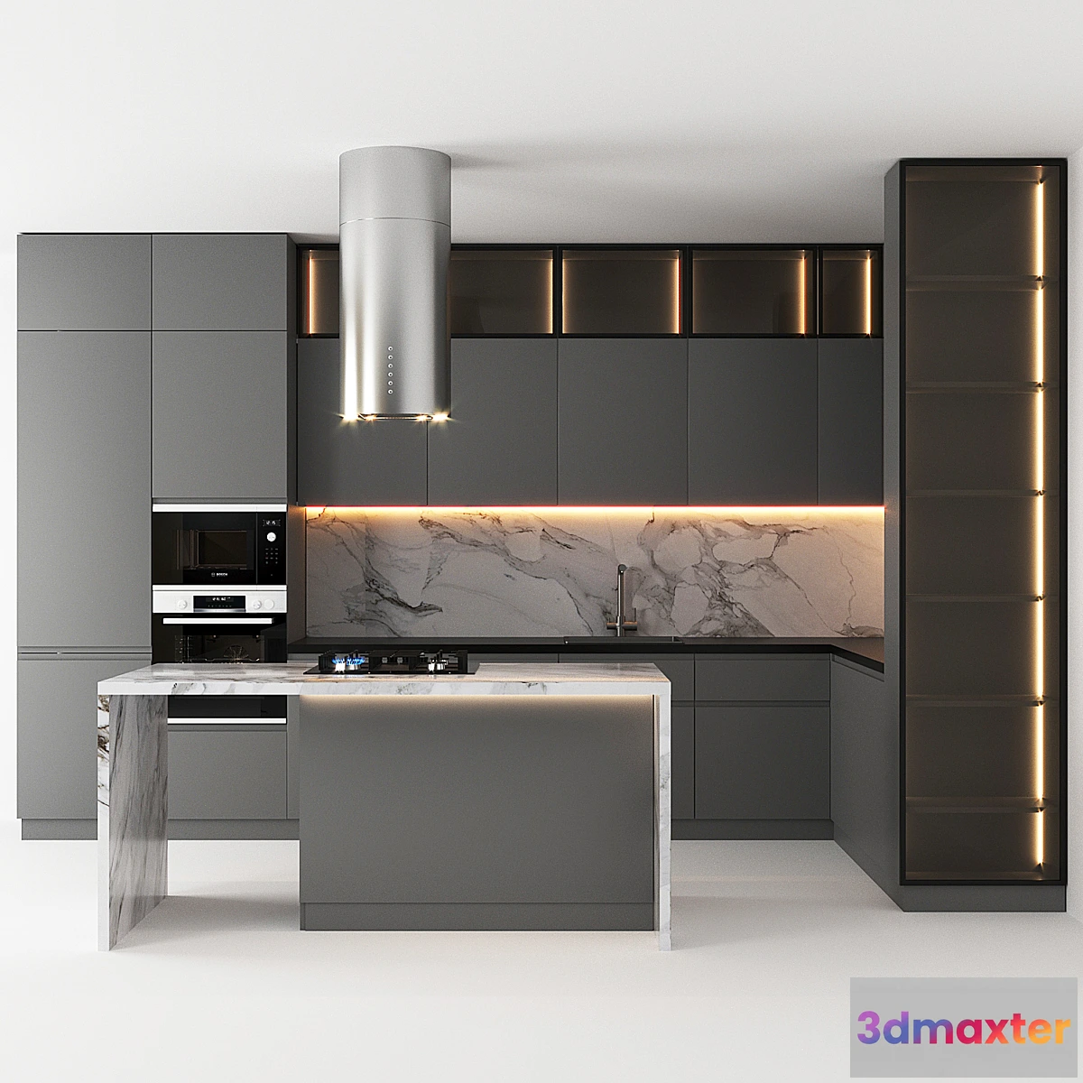 1424124 - Kitchen 34 3D Max