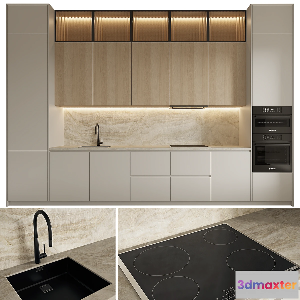 1424768 - Kitchen Model 20 3D Max