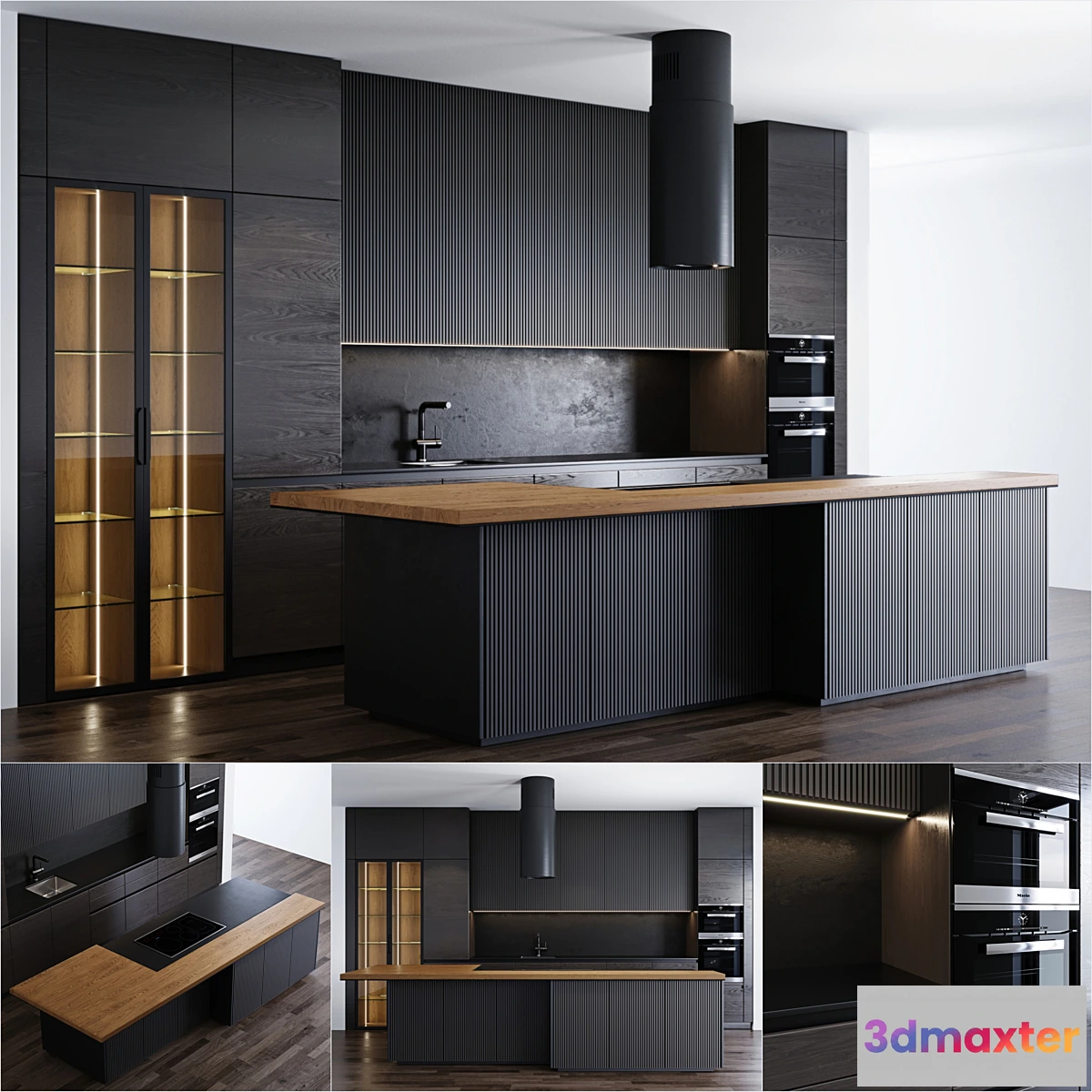 1428236 - Modern kitchen 3 3D Max