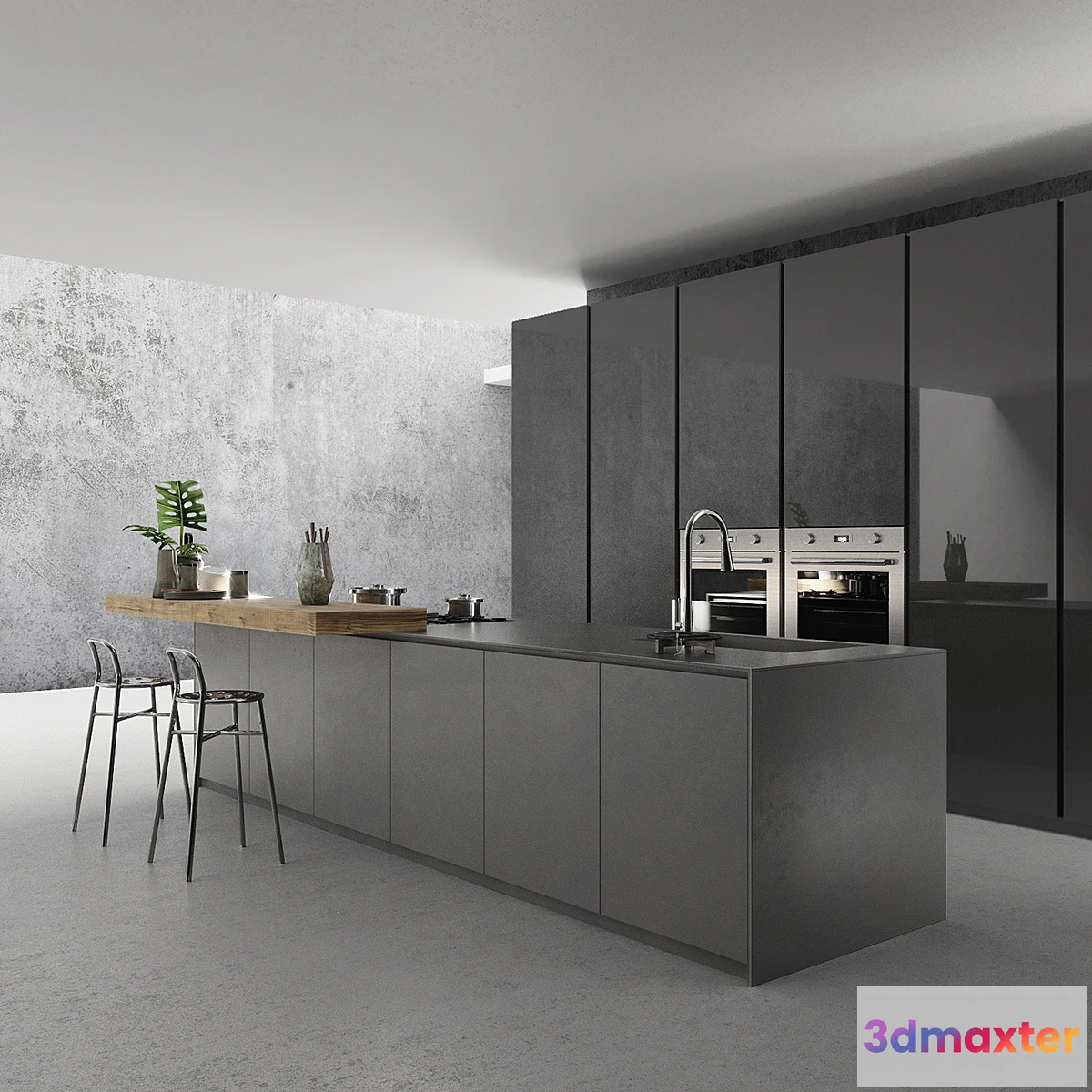 1429544 - Modulnova Kitchen Blade 3D Max