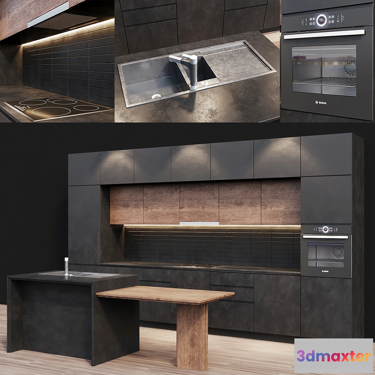 1429622 - Kitchen 4 3D Max