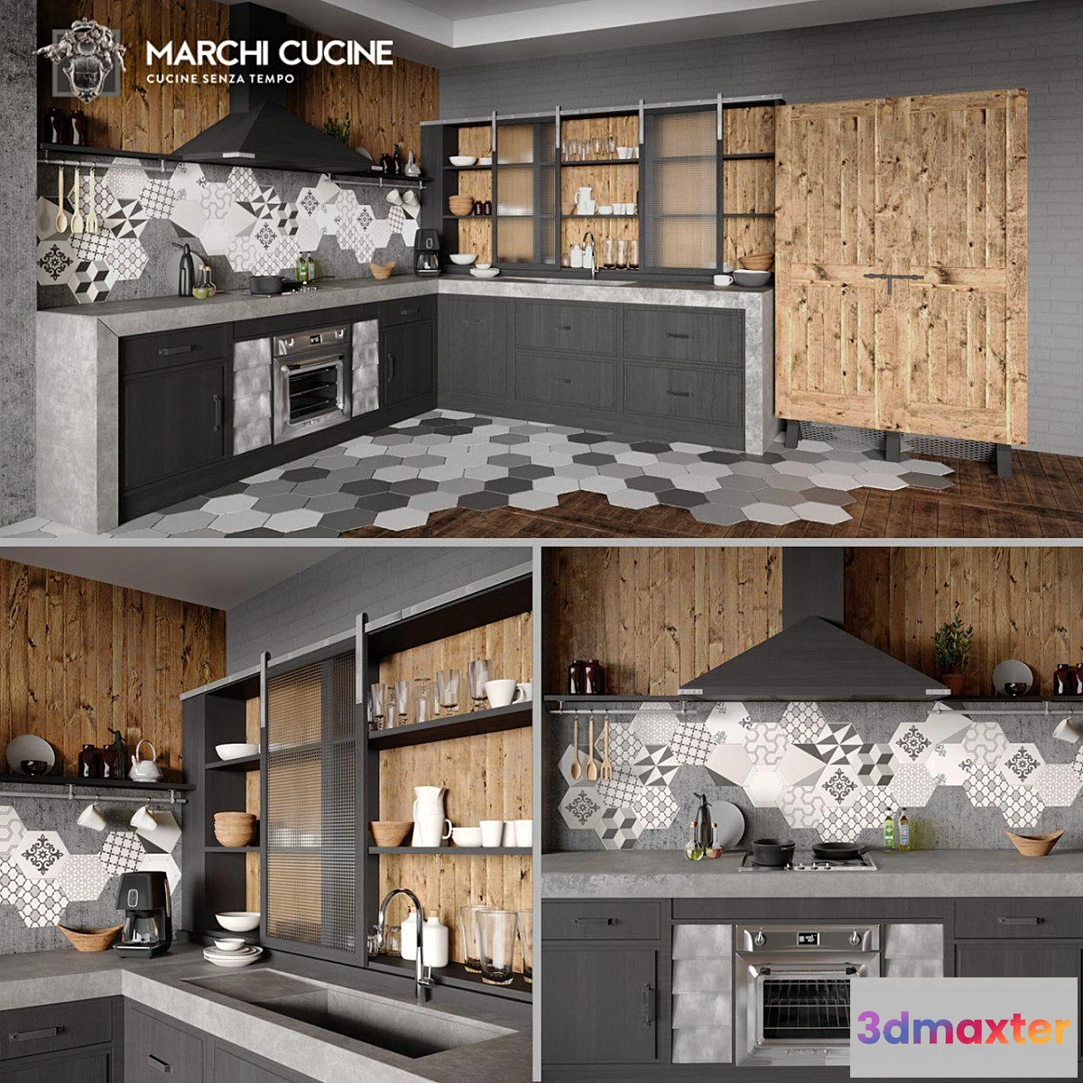 1432186 - Marchi cucine - Brea 76 3D Max