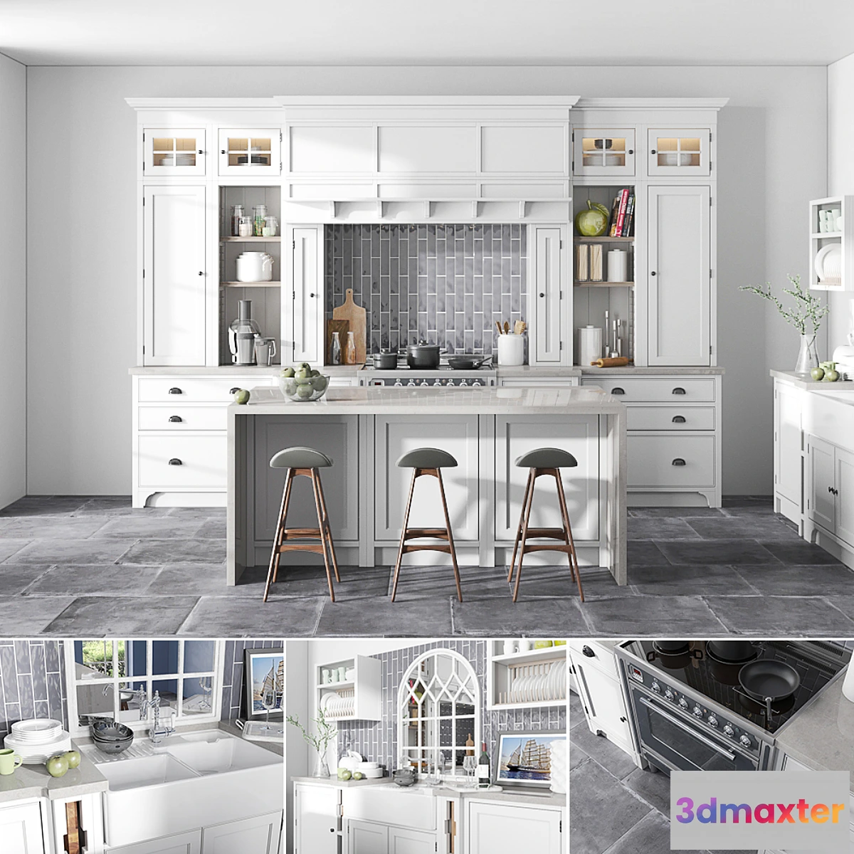 1434600 - Dantone Kitchen First 3D Max