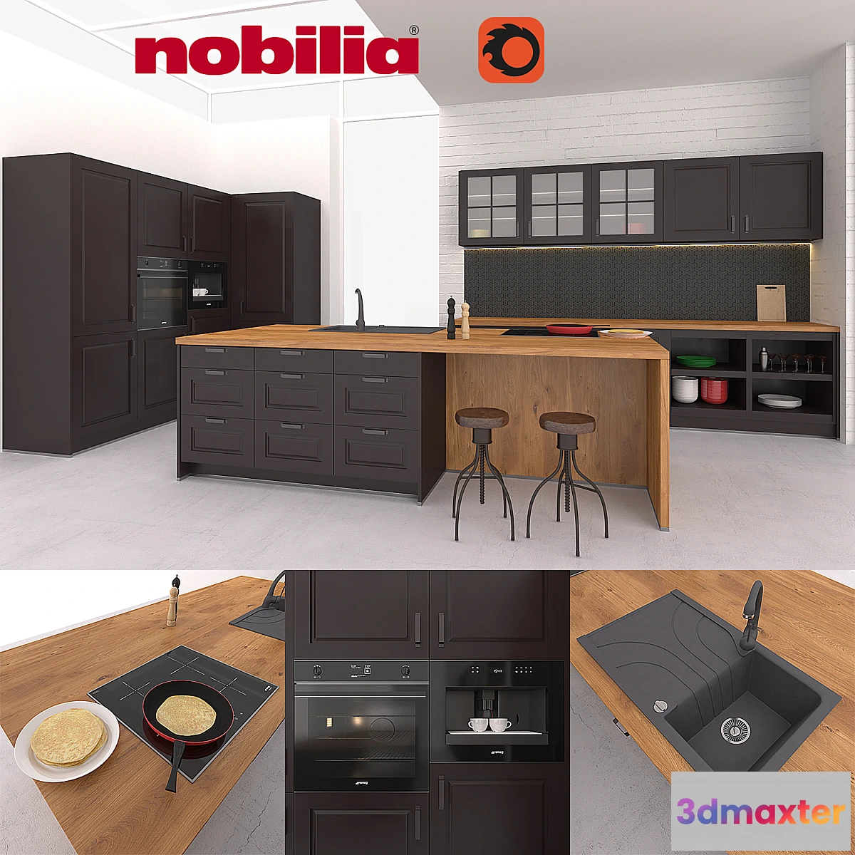 1435932 - Nobilia Sylt 851 3D Max