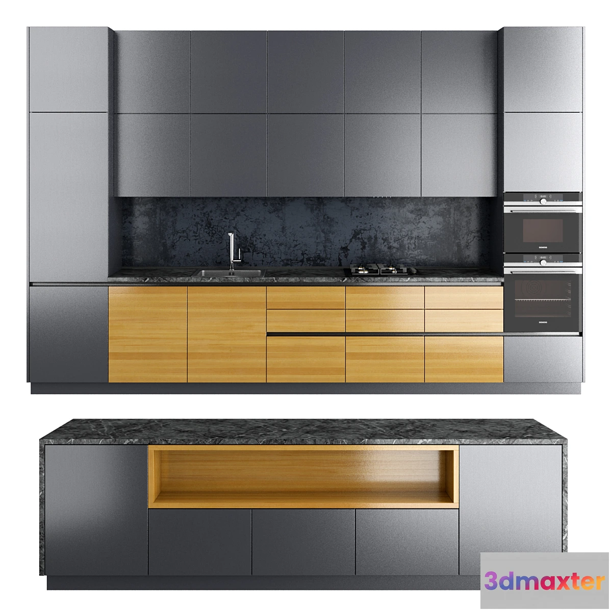 1436580 - Modern kitchen 3D Max