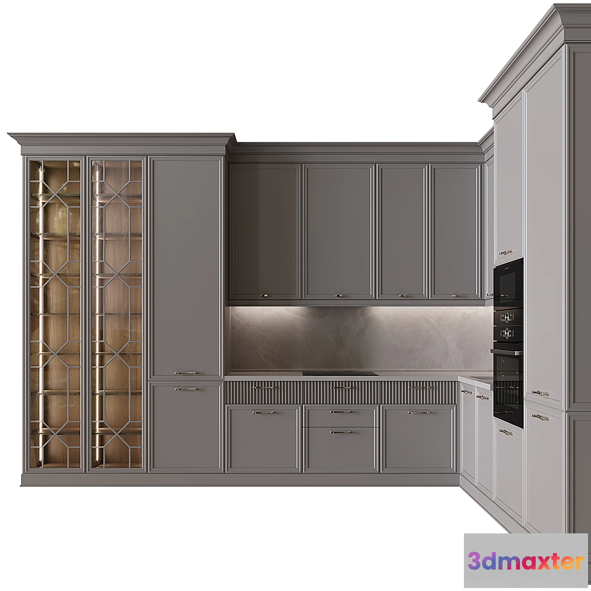 1439810 - Neoclassical kitchen 36 3D Max