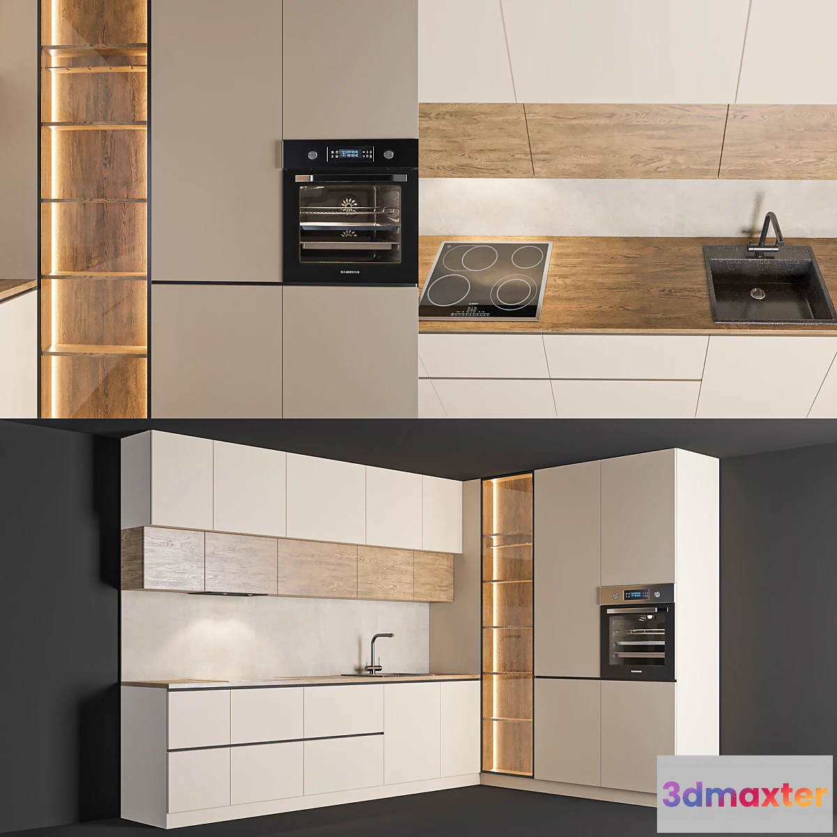 1440170 - Modern Kitchen 42 3D Max