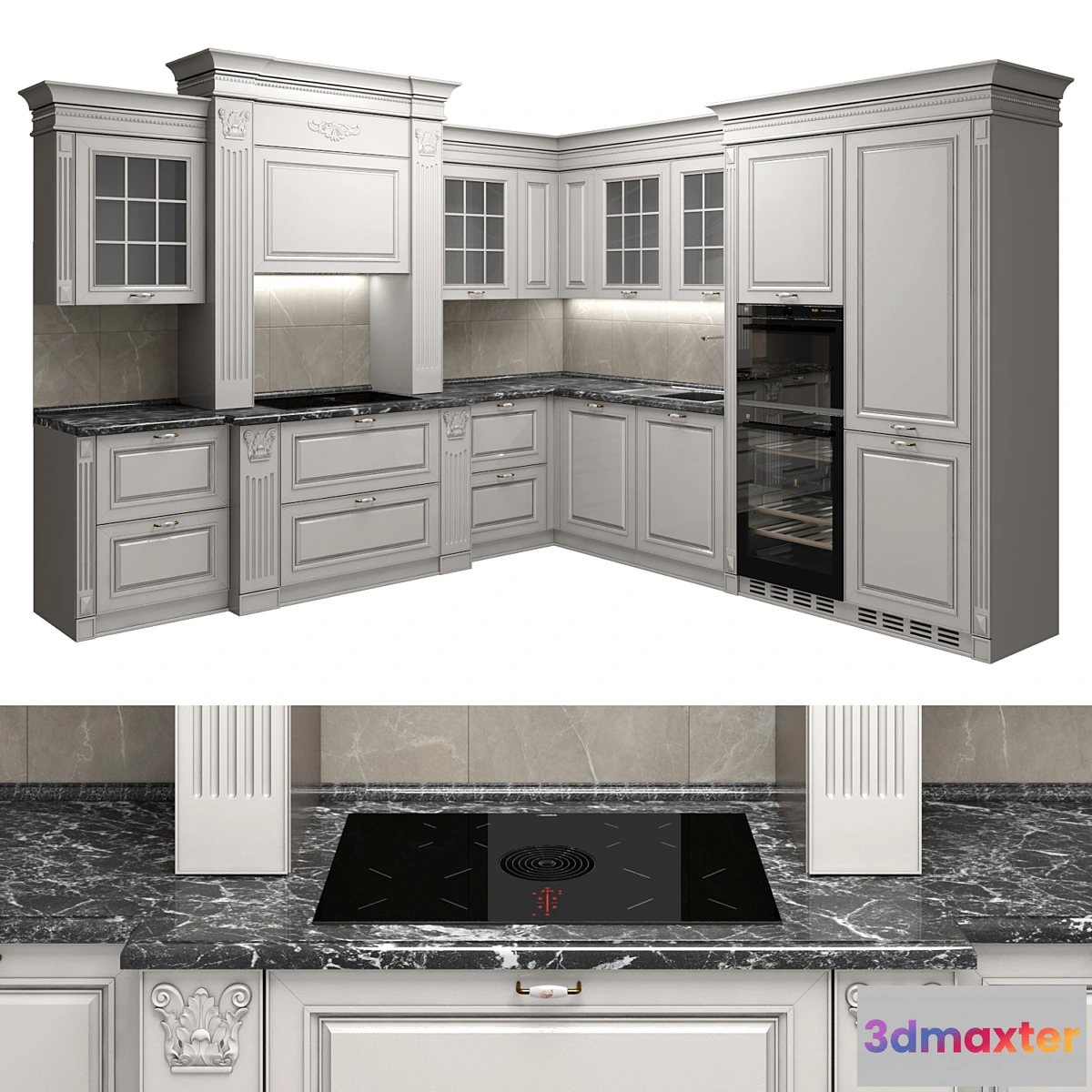 1440374 - Kitchen classic 3D Max