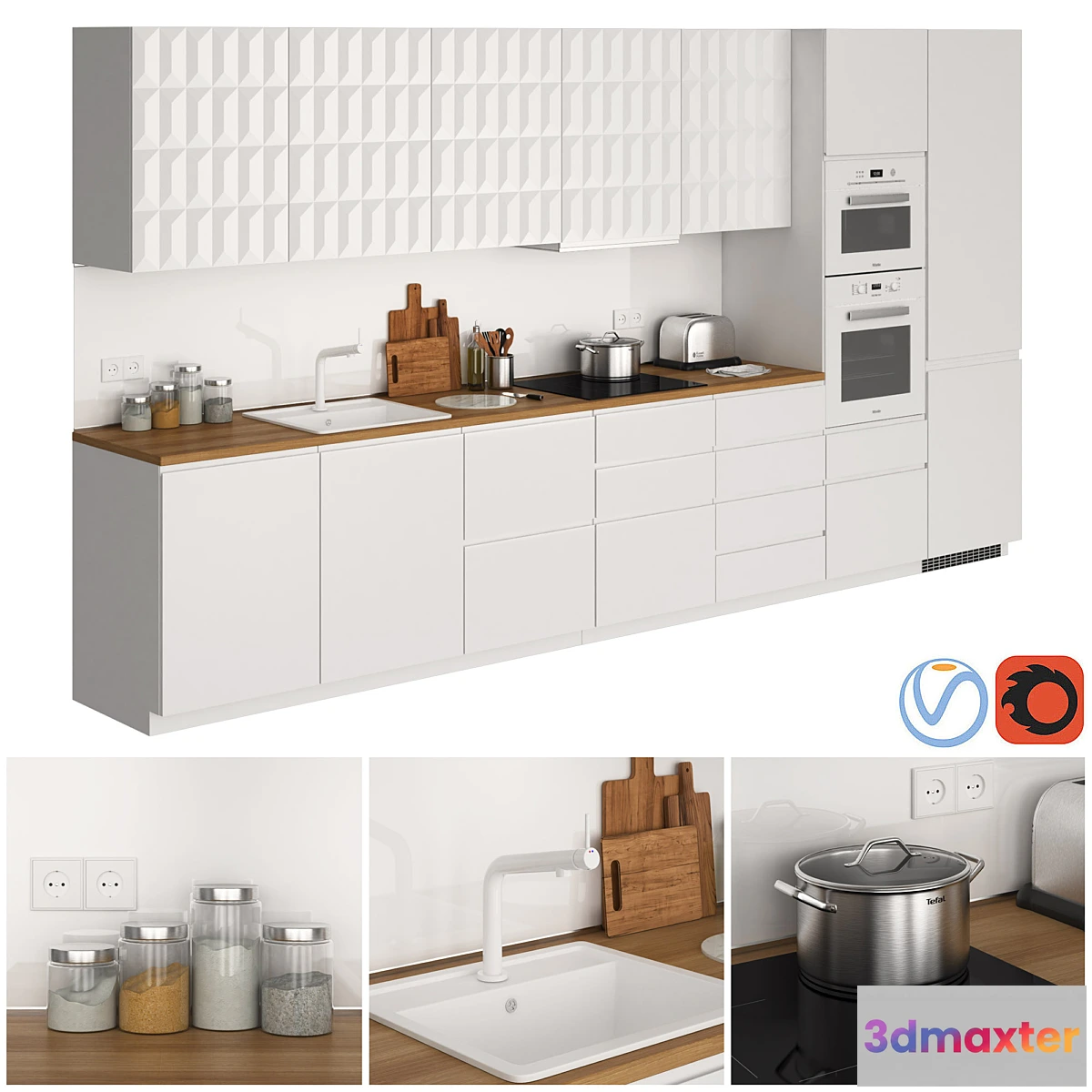 1440964 - Ikea Metod Voxtorp Herrestad 3D Max