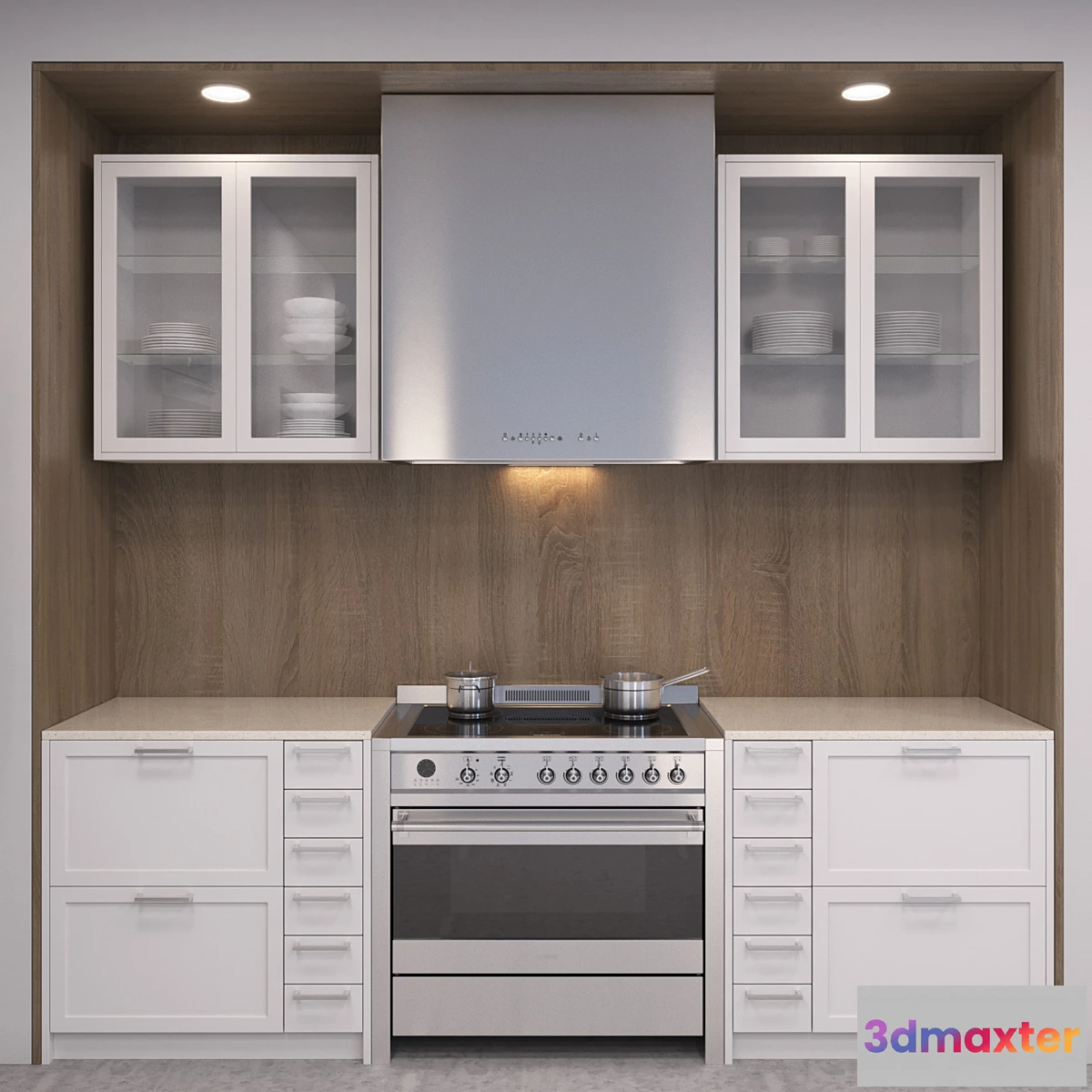 1445246 - Kitchen Leicht Carre-FS 3D Max