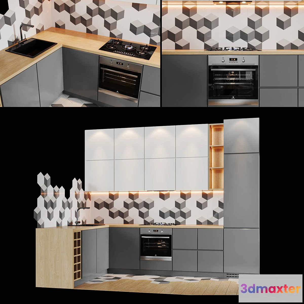 1446878 - Kitchen_v23 3D Max