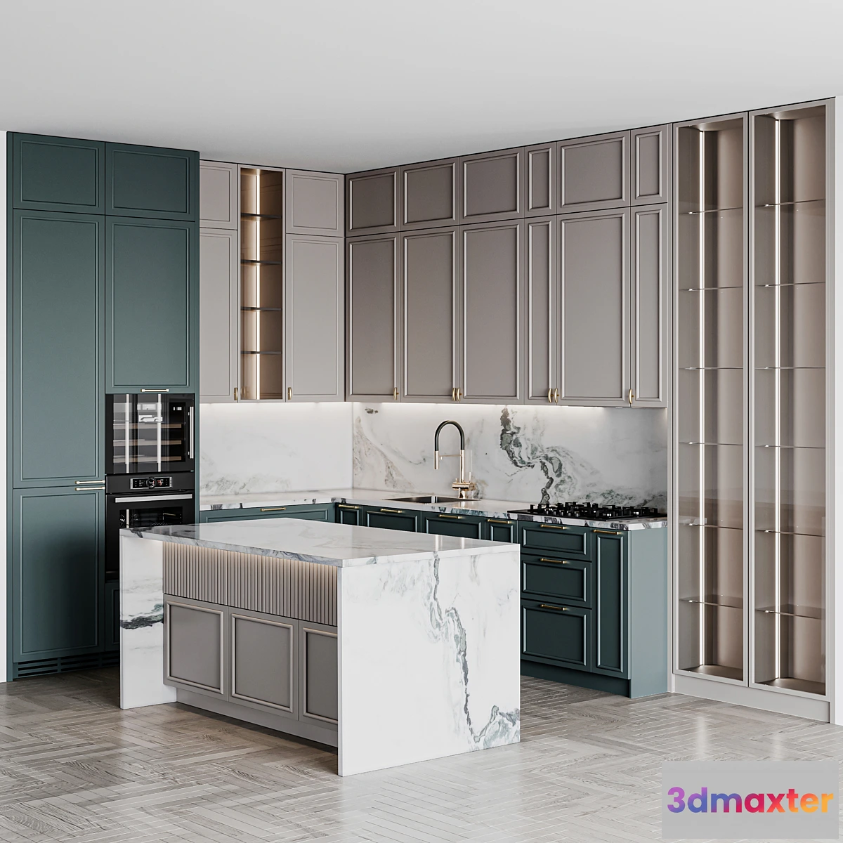 1447606 - kitchen Neoclassic271 3D Max