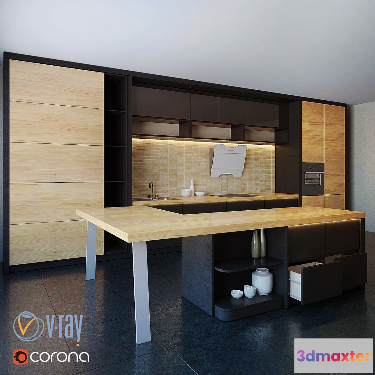 1448680 - Kitchen Furniture XV 3D Max