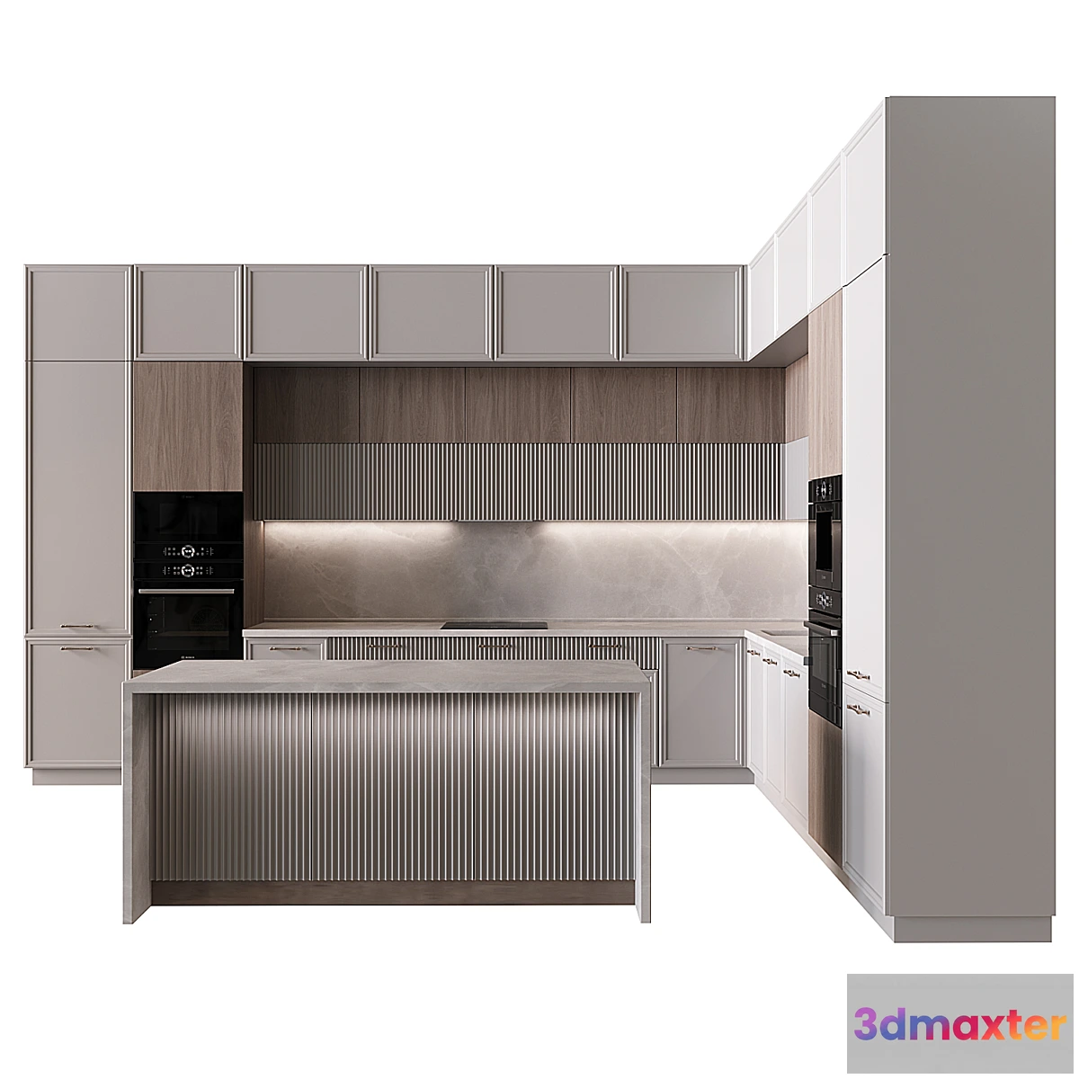 1450428 - Neoclassical kitchen 22 3D Max