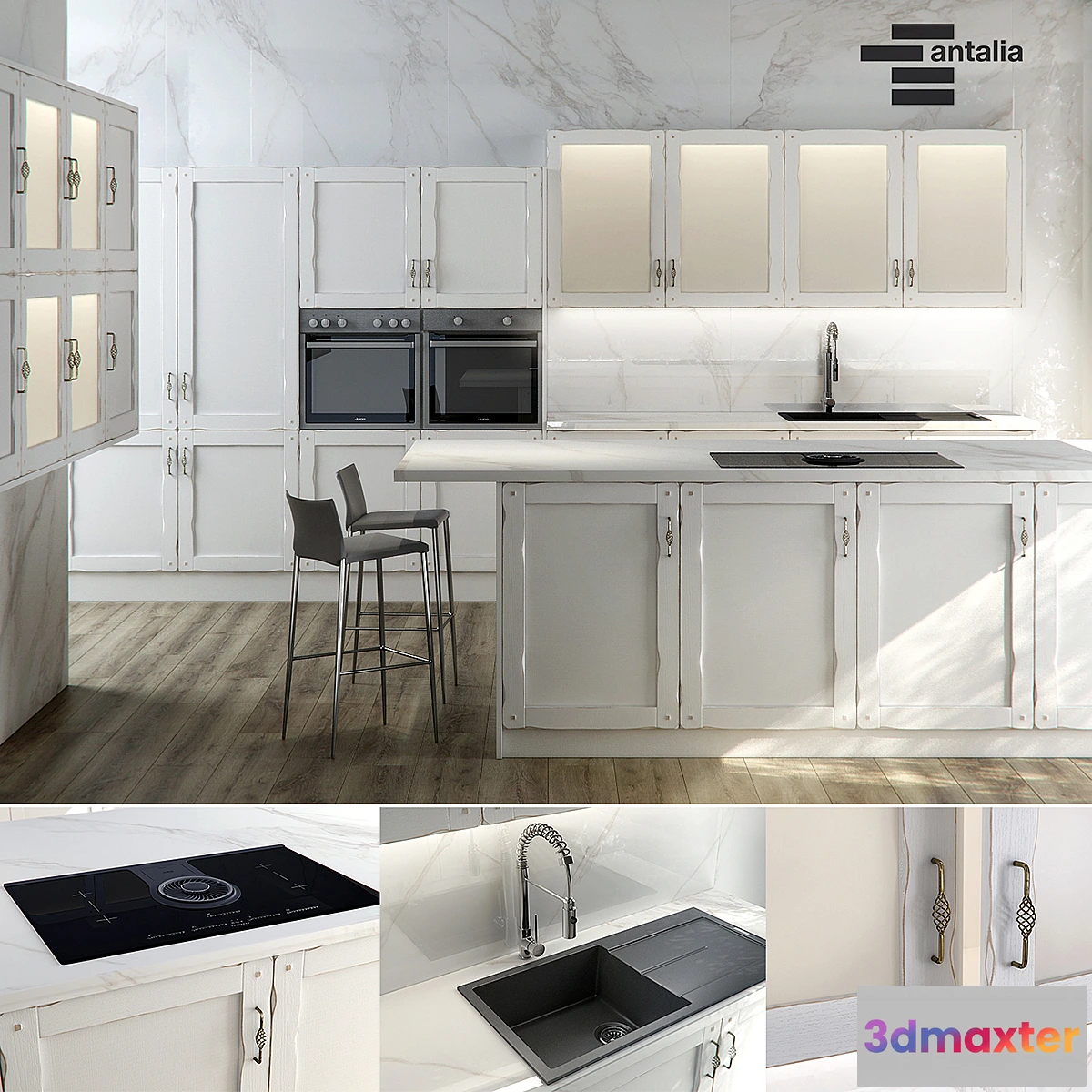 1450502 - KITCHEN ANTALIA TALAVERA 3D Max
