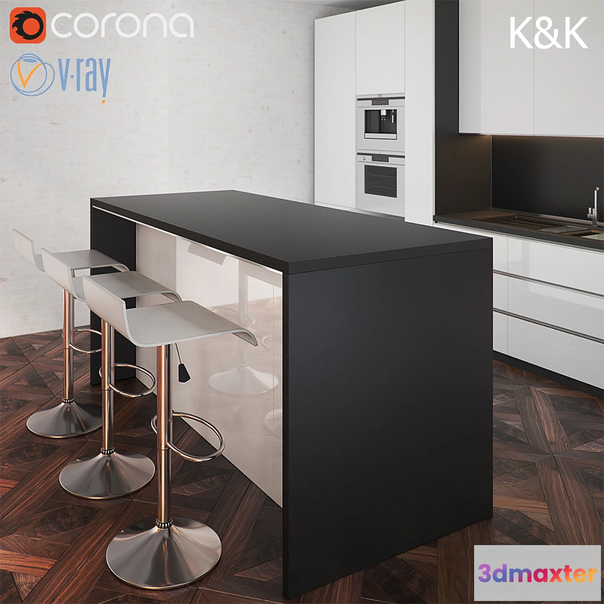 1450584 - Kitchen Furniture X 3D Max