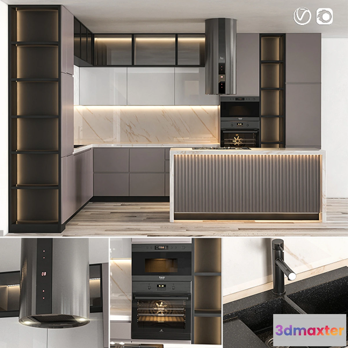 1456062 - Kitchen02_ASY 3D Max