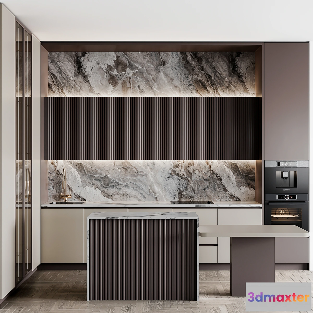 1456758 - kitchen modern233 3D Max