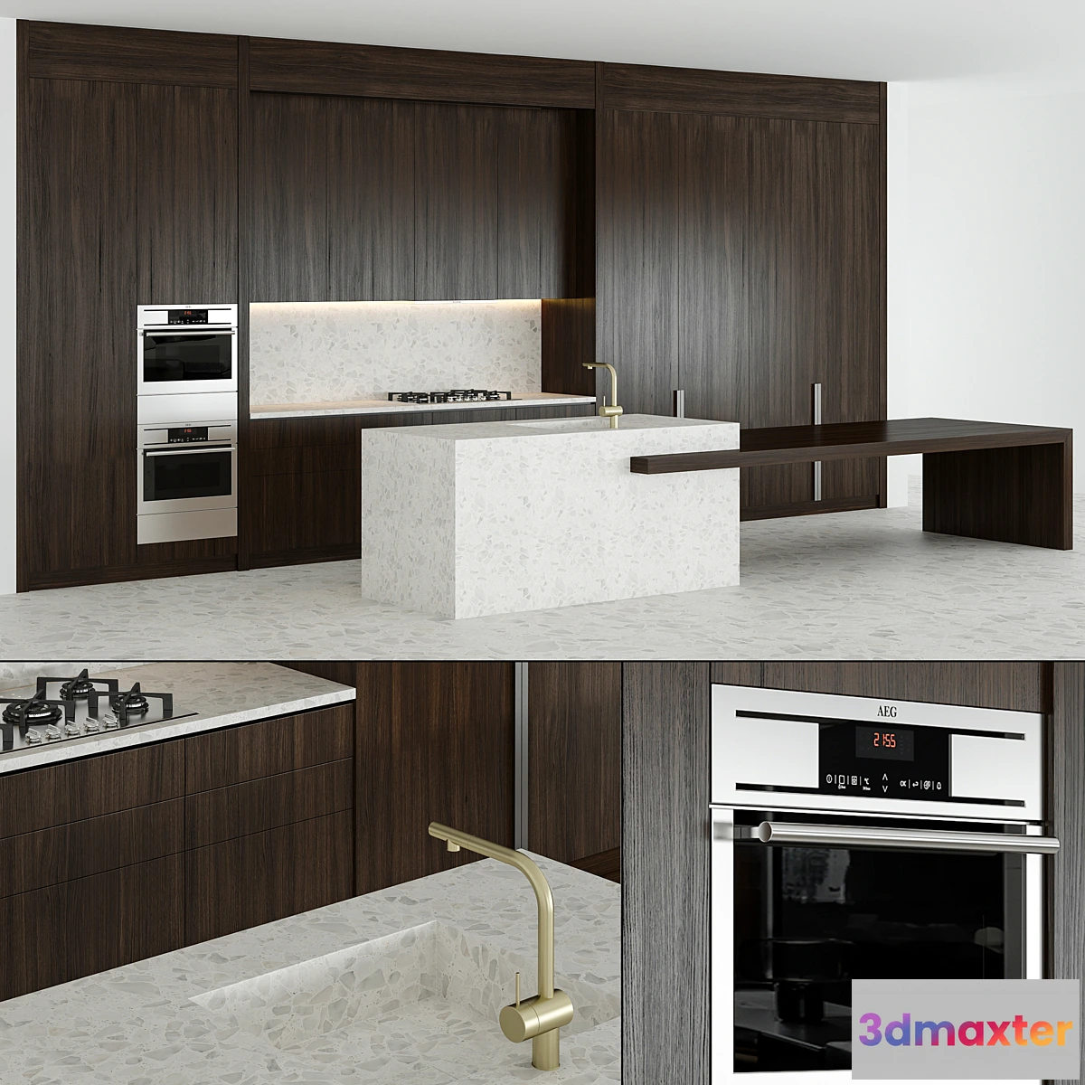 1457202 - Kitchen 33 630x300H 3D Max