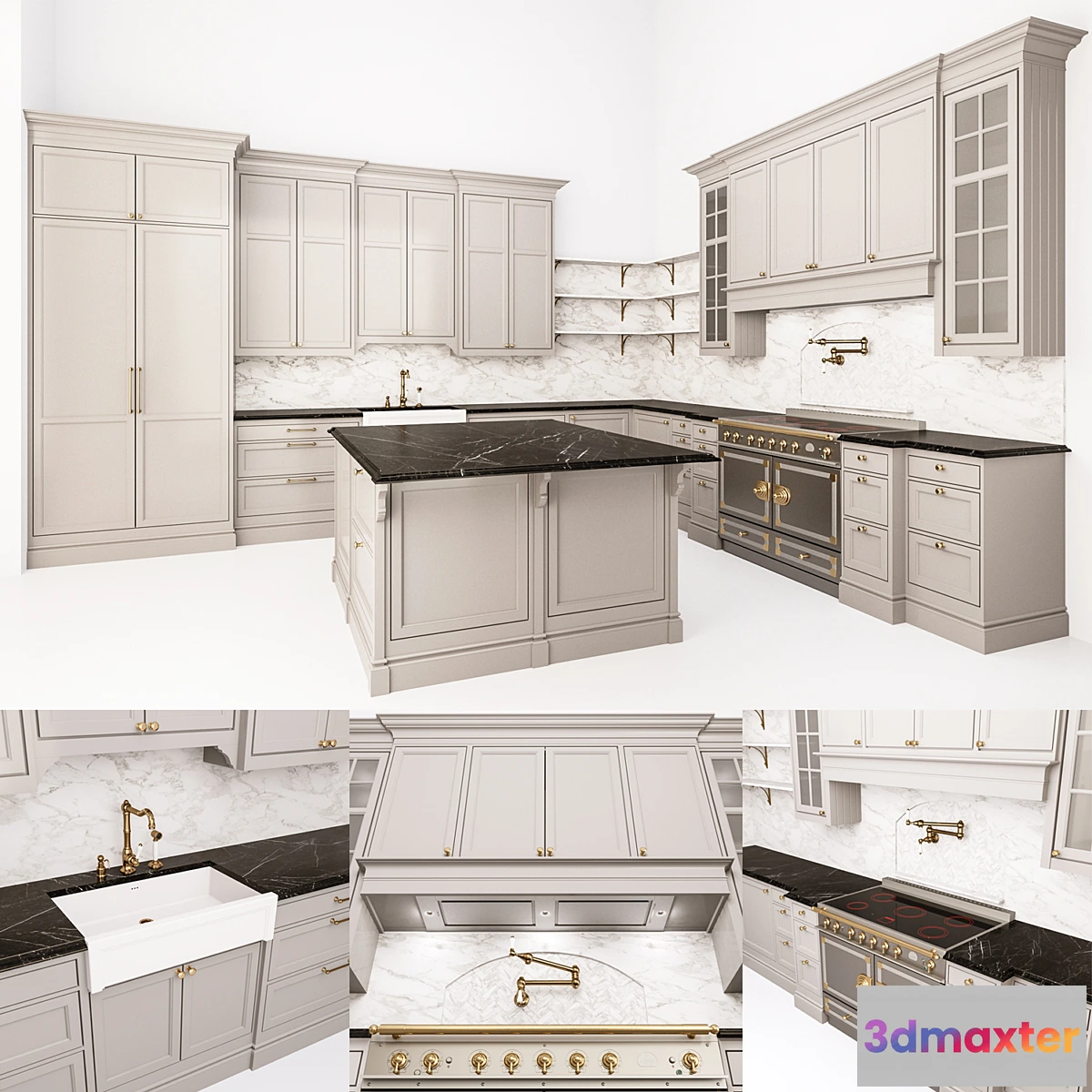 1457370 - Kitchen_1 3D Max