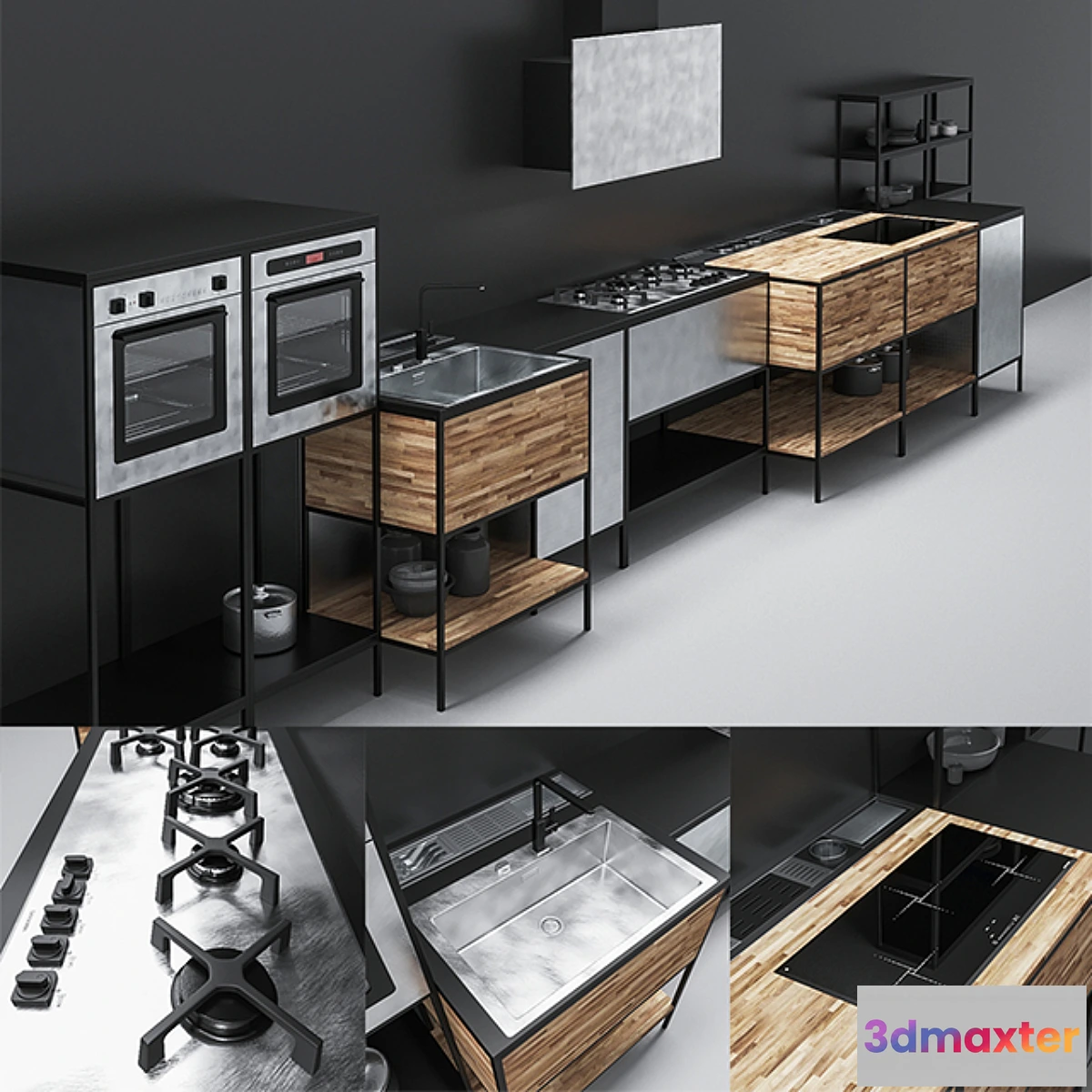 1458908 - BARAZZA KITCHEN 01 3D Max