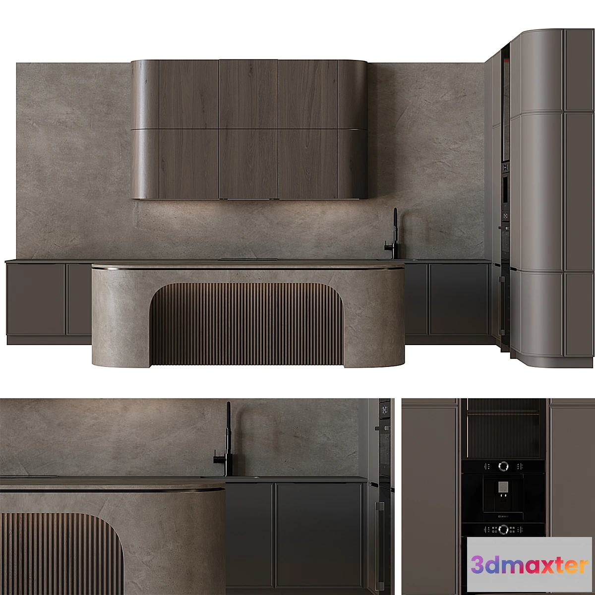 1459144 - Modern style kitchen 62 3D Max