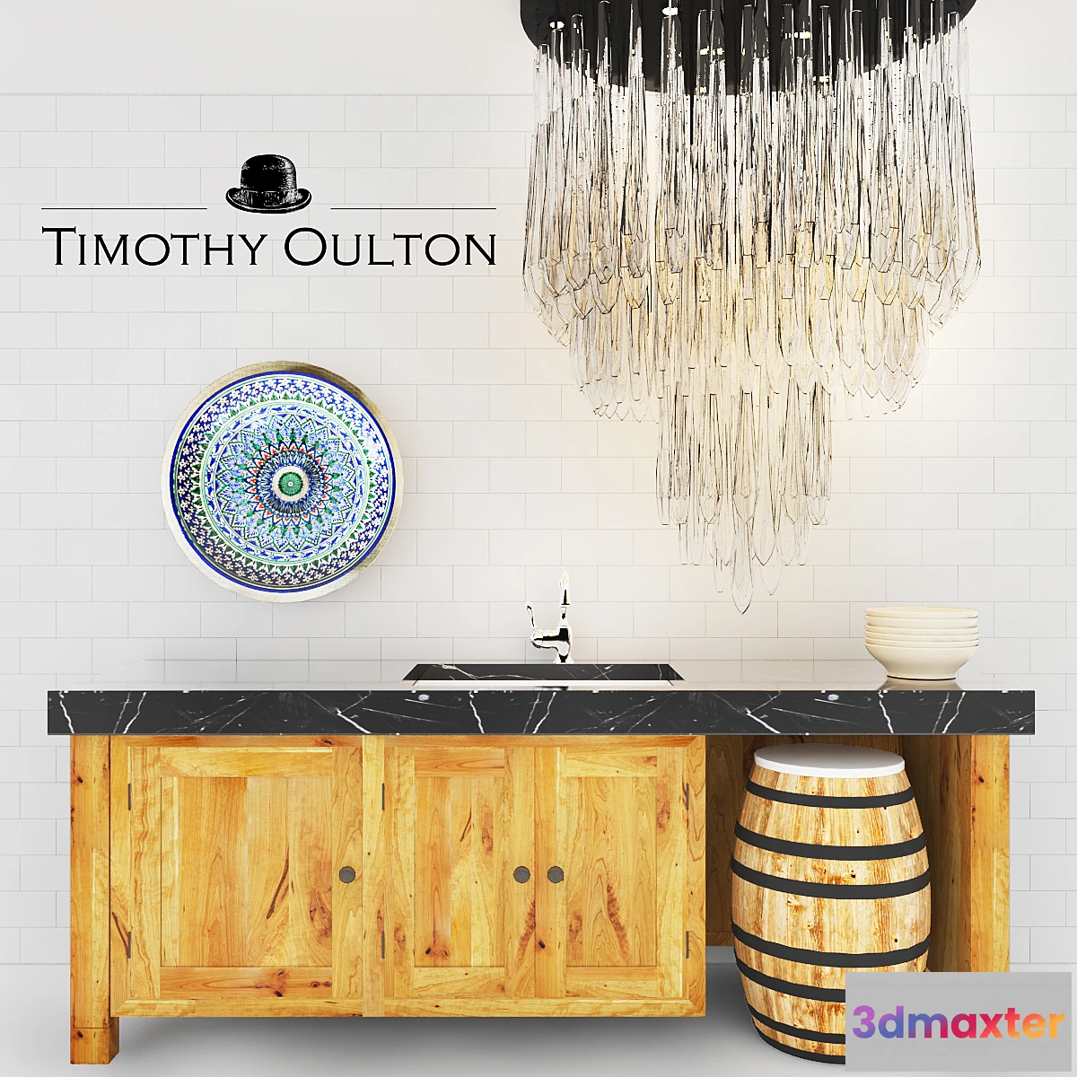 1459290 - TIMOTHY OULTON KITCHEN SET 3D Max