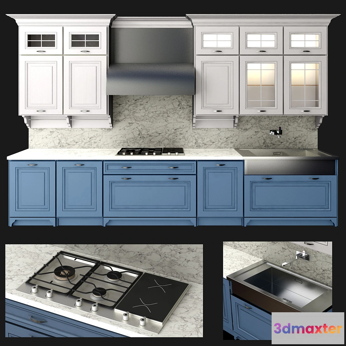1459334 - Kitchen boston 3D Max