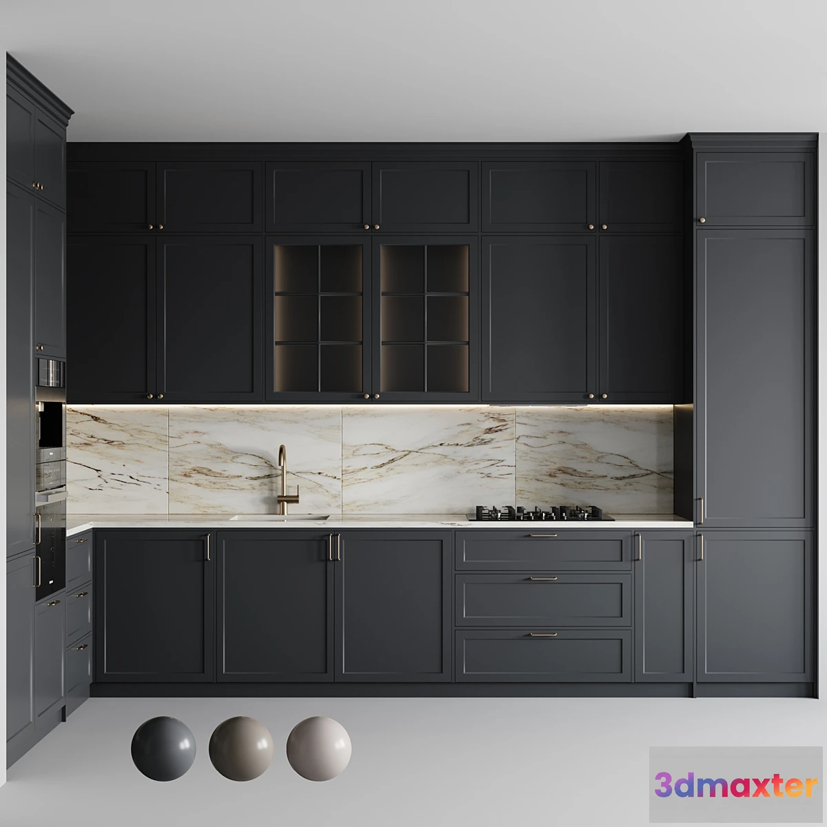 1459892 - kitchen neoclassic-002 3D Max