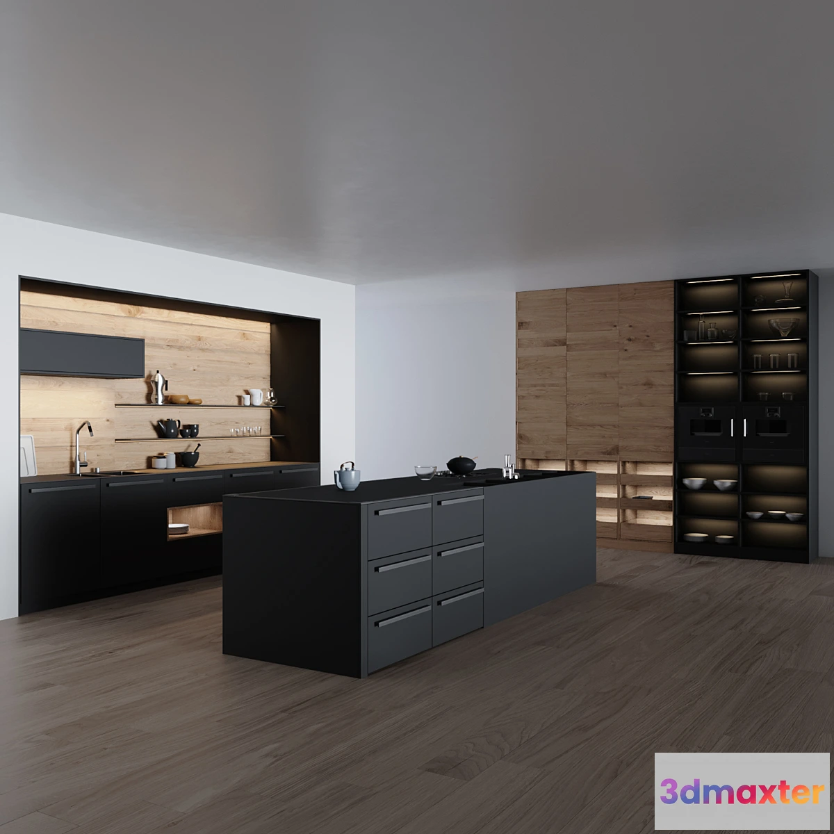 1463362 - Kitchen LEICHT BONDI-E VALAIS 3D Max